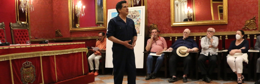 El autor José Moreno Arenas encomienda al Grupo de Teatro del Colegio el estreno de su pulga dramática 'El aljibe'-media-1
